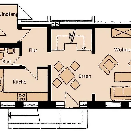 Apartament Haus Rosengarten 300376 Wyk auf Föhr